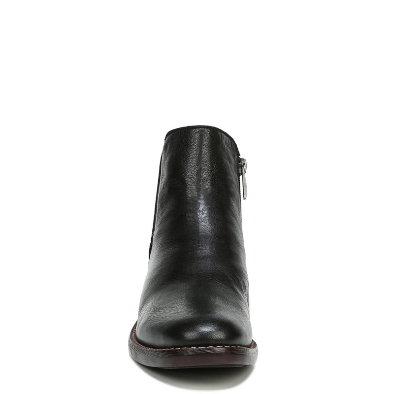 Franco Sarto Womens Marcus Flat Ankle Bootie Black Leather 7 M - Image 2